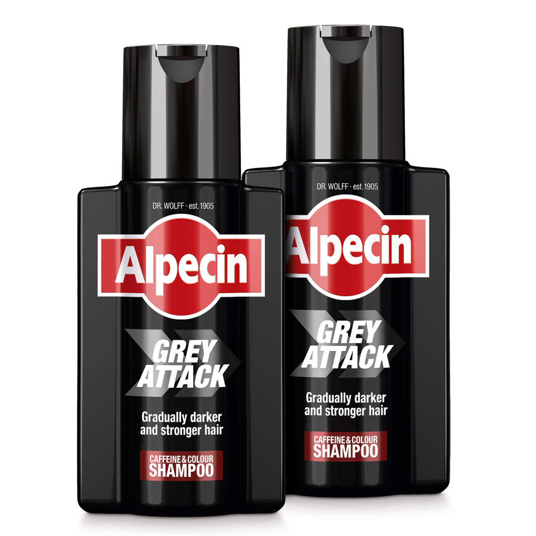 Alpecin Grey Attack Koffein & Color Shampoo til mænd