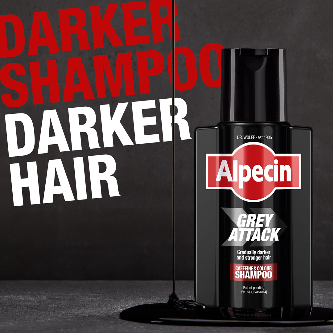 Alpecin Grey Attack Koffein & Color Shampoo til mænd