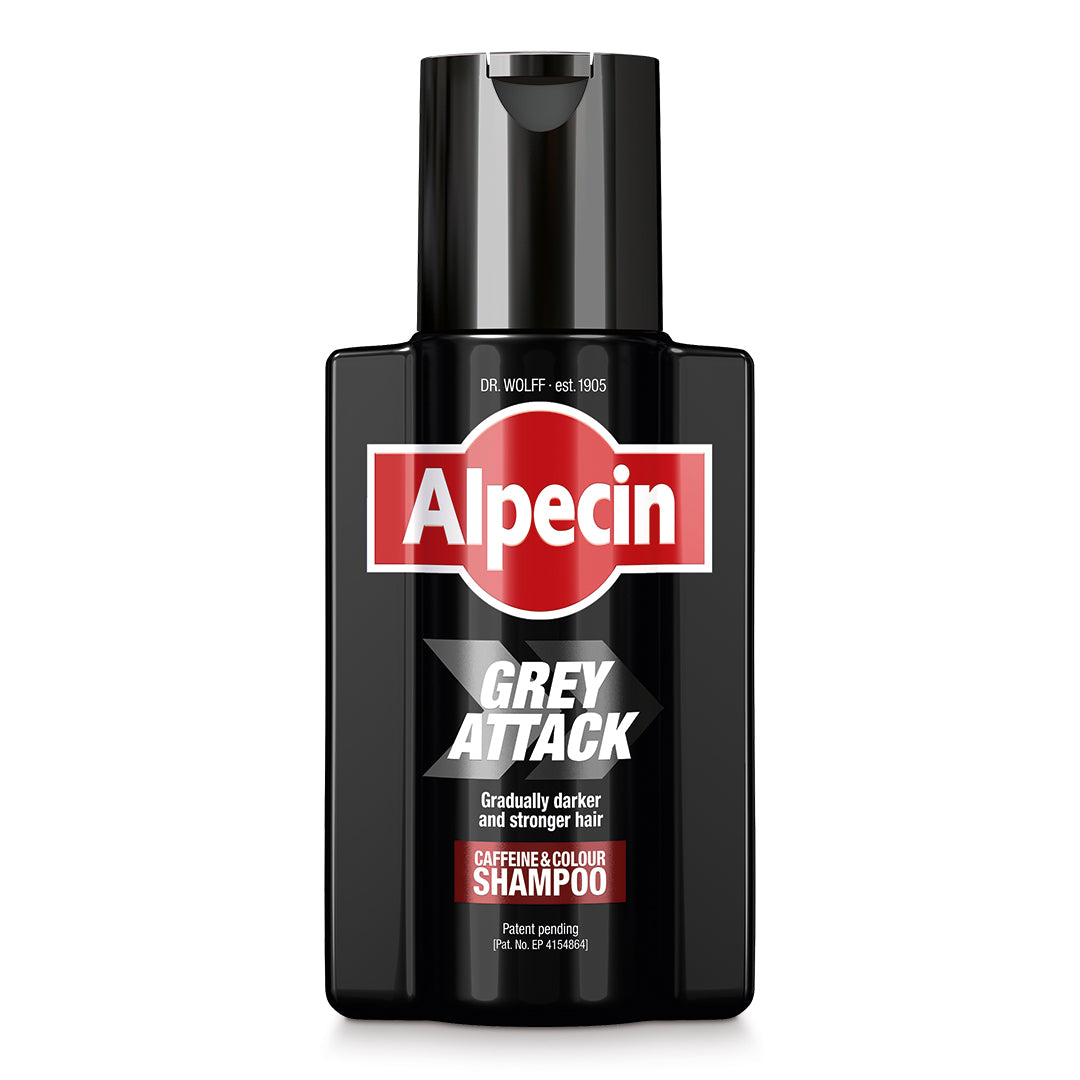 Alpecin Grey Attack Koffein & Color Shampoo til mænd 