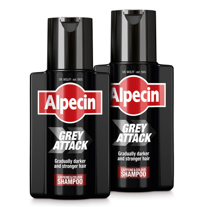 Alpecin Grey Attack Koffein & Color Shampoo til mænd 